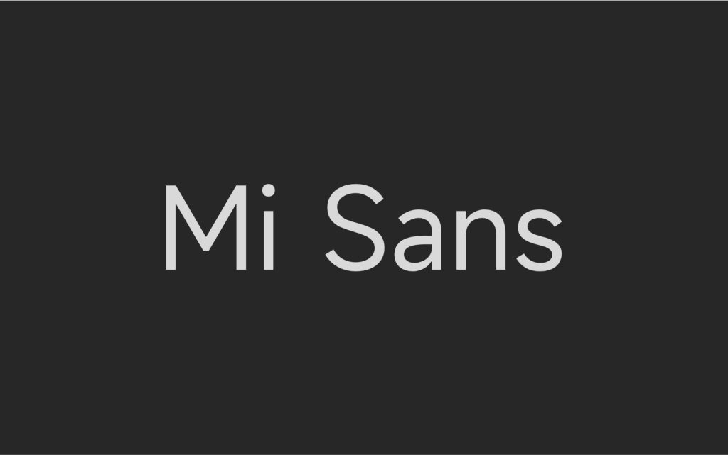 Mi Sans
