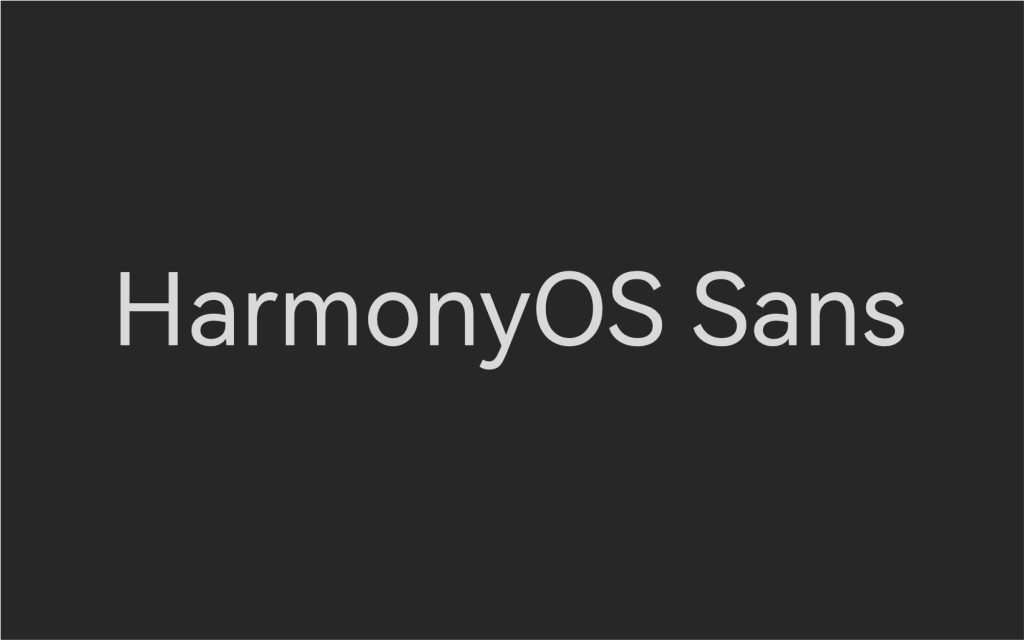 HarmonyOS Sans