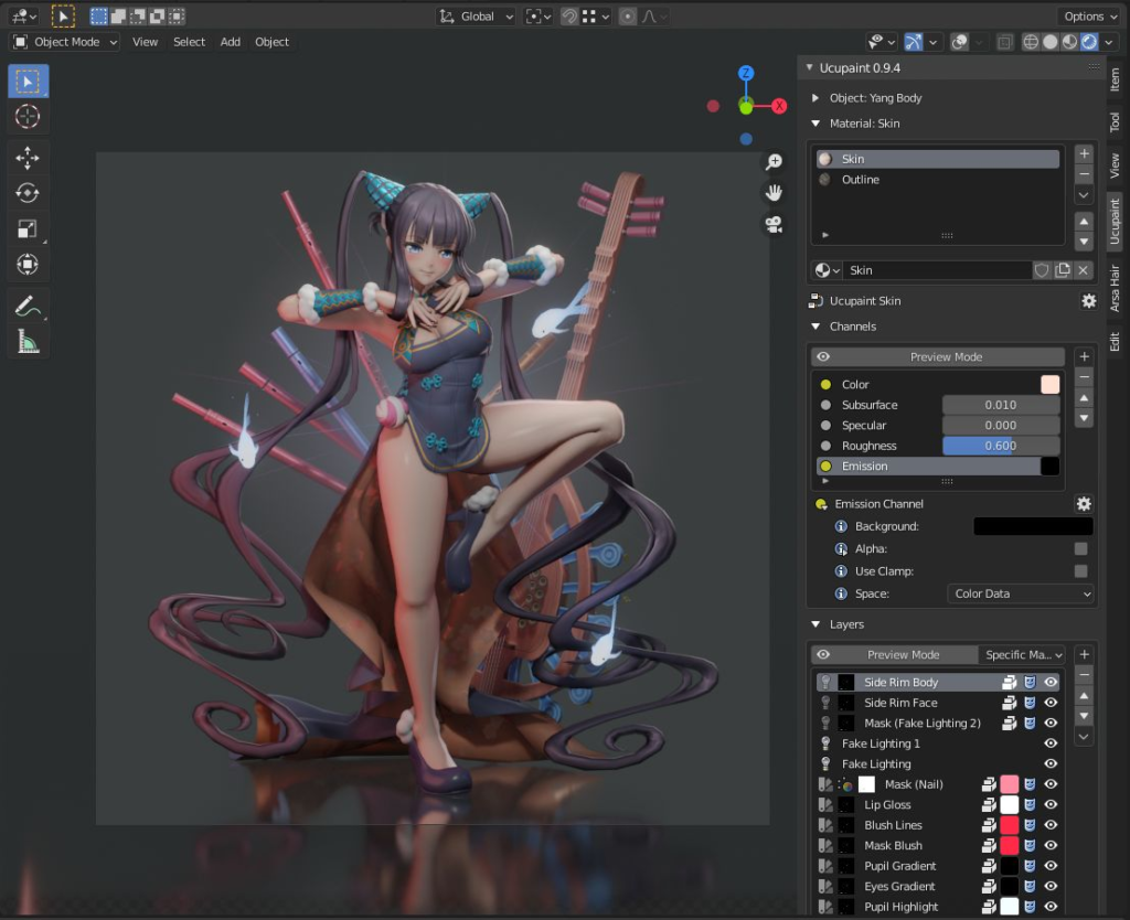 Blender多图层纹理绘制插件 - ucupaint 2.1.2