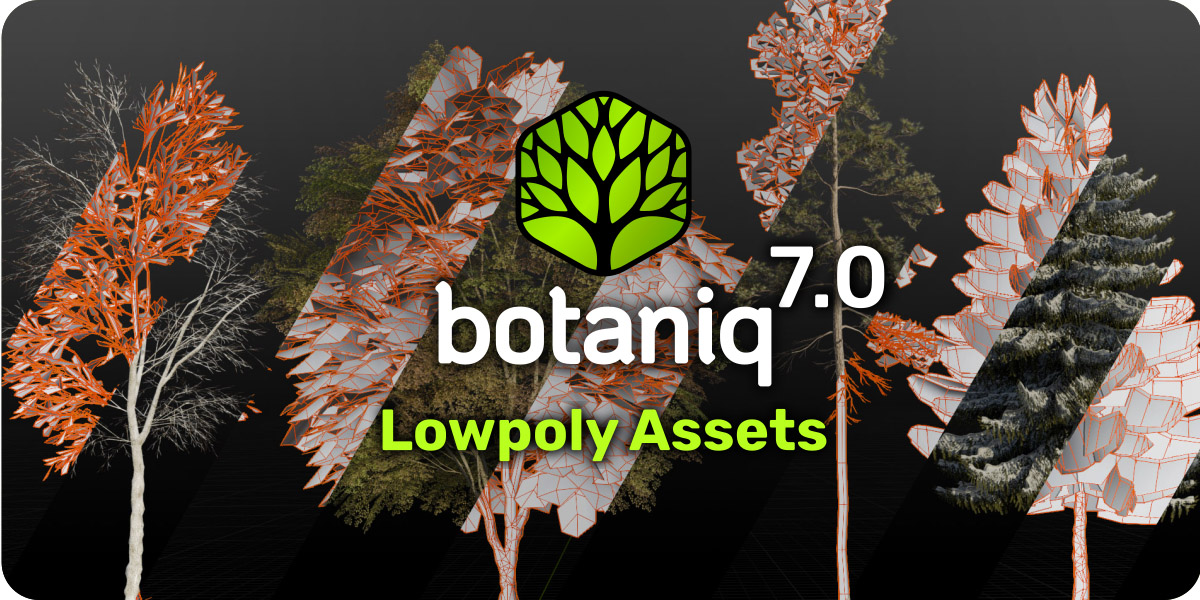 Blender植物库 - botaniq 7.0