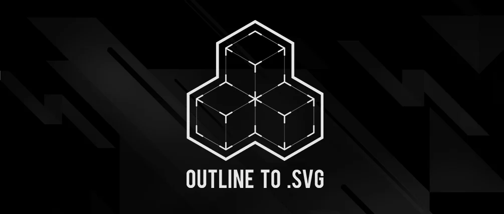 Blender导出svg插件 Outline To SVG 0.0.92