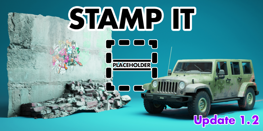 Blender插件 StampIT 1.2.2简化贴图过程