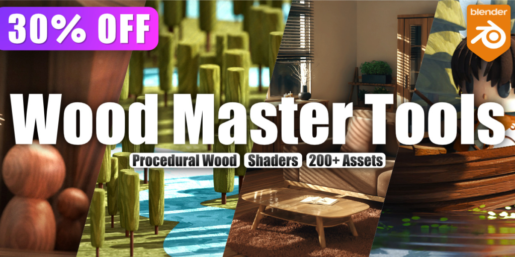 Wood Master Tools - Procedural Wood, Shaders 200+ Assets