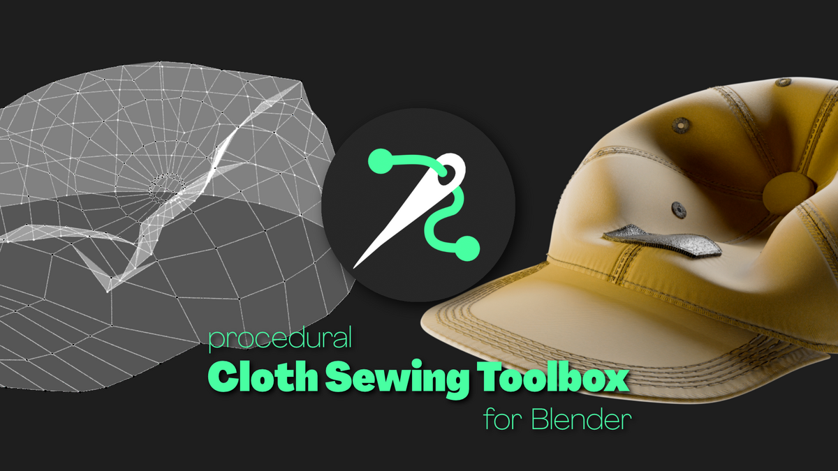 Procedural Cloth Sewing Toolbox For Blender 4.2+